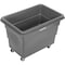 Global Industrial 8 Bushel Plastic Bulk Box Truck, Direct Mount Base, Gray, 33-3/10L x 24-3/5W x 27-2/5H 800313GY - alternate 2